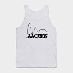 Minimalistischer Aachener Dom - Öcher Dom Tank Top